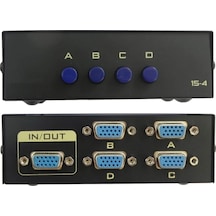 Alfais AL4841 4 Port VGA Switch 1920x1440