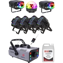 Quenlite Sahne Işık Sistemi Start Paket-2 Top Küre Led Par Lazer