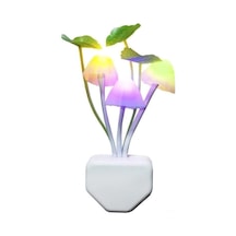 Jeehugo Led Otomatik Işık Sensörlü Renk Değiştiren Mantar Mavi Lambası, 110v-240v 0.2w, Çocuk Ve Yetişkinler İçin, Güneşin Batışında Açılır Güneşin Doğusunda Kapanır, Abd Şarj Ucu Diğer