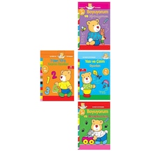 Ayı Bobi'nin İlk Kitapları Çıkartmalı 4 Kitap Set