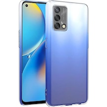 Newface Oppo A74 4g Kılıf Lüx Şeffaf Silikon Şeffaf