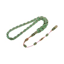 Burhan Sağlam Özel Seri Halkalı İmame Kapsül Kesim 12x7 Mm Ateş Kehribar Sistem Püsküllü Tesbih Bs24635