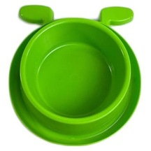 Miapet Yeşil Plastik Köpek Kulaklı Mama Su Kabı 400 ML