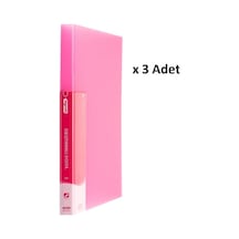 Bigpoint Sıkıştırmalı Dosya A4 Kırmızı X 3 Adet Diğer