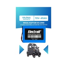 Regal Raptor K5 Long Uyumlu Batarya Lifepo4 72v 45ah