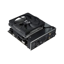 Scythe Big Shuriken 4 Low Profile Cpu Cooler, 120mm Slim Fan, Intel & Amd Uyumlu, Sessiz İşlemci Soğutucu - Siyah