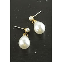 Damla - 998 - - Matxzngz - İnci Küpe-11937302-sarı çok renkli