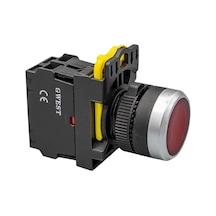 Gwest A5 - 01d-110 Işıklı Yaylı Buton 1nc Kırmızı 10 Adet