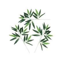 Ayrex Nettenevime Yapay Çiçek Tekli Bambu Yaprağı Ağaç Yaprağı 3 Adet Tekdal Diğer