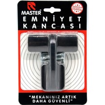 Lüks Emniyet Kancası siyah emk-02b