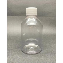 250 Cc Düz Model Pet Şişe - Beyaz Kapaklı - 250 Ml Boş Pet Şişe 10 Adet Numune Şişesi Diğer