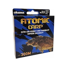 Atomic Carp Nylon Clear Color 300m Misina 0.37mm 0,37mm
