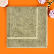 Soft Samantha Ayak Havlusu - Haki - 60x60 Cm Çok Renkli