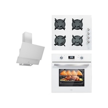 Çetintaş Airfrey 5234 E - W 848 CAT - 55231 Beyaz Ankastre Set