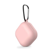 Caseonn Samsung Uyumlu Galaxy Buds Live - Buds Pro Kılıf Askı Aparatlı Mat Silikon Pudra