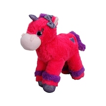 Unicorn Renkli Peluş At 28 Cm. Açık Pembe