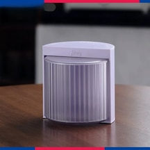 Fochsia Dayanıklı Plastik Bincoo Kek Kase Şekilli Mor French Press Filtre Saklama Kutusu