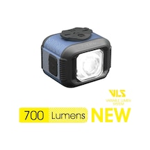 Moon Tıtan Mini 700 Lümen Usb Bisiklet Ön Lambası Mavi 988206 Siyah