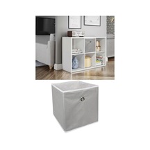 Raf Düzenleyici 30 X 30 X 30 Cm Organizer Kumaş Saklama Kutusu Kumaş 30 X 30 Gri Tr Diğer