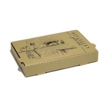 Pide Kutusu 28X18X4 Cm - 100 Adet