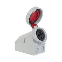 Mete Enerji 4x32a. Ip67 Duvar Prizi Eğik Gövdeli Vidalı Bağlı T1149v