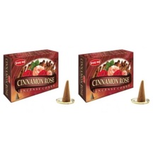 Hem Cinnamon Rose 2 Paket Toplam 20 Adet Konik Tütsü