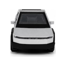 Gümüş Metal Elektrikli Pick-up Oyuncak Araba Açılır Kapılı Çekmeceli Bagajlı Model Araç