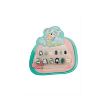 Ayıcık - 183 - Çocuk Takma - Shophnrl - Tırnak Yeşil