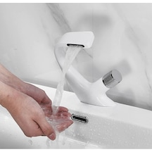 Banyo Lavabo Bataryası Beyaz Şelale Tasarım