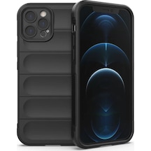 Newface Apple İphone 12 Pro Kılıf Optimum Silikon - Siyah