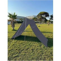 Nelazım Pratik Kamp Gölgeliği Ve Plaj Şemsiyesi 1.5m X 5m Su Itici Oxford Kumaş, Tek Ebat, Kampglglkantrasit001001m, Antrasit, Erkek Çok Renkli