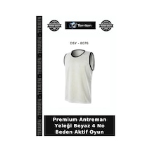 Premium Antreman Yeleği Beyaz 4 No Beden Aktif Oyun
