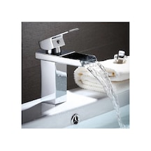Rena Design Krom Lavabo Bataryası Yeni Havza Model Yüksek Kalite Lüks Lavabo Musluğu Çift Girişli Armatür