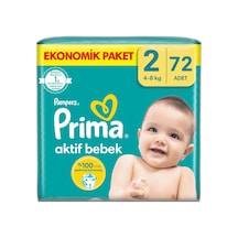 Prima 2 Beden Yenidoğan Bebek Bezi Fırsat Paketi 72 Adet