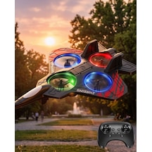 Uzaktan Kumandalı Drone Uçak Led Işıklı 360 Derece Akrobatik Hareket Özellikli Renkli