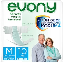 Evony Yetişkin Bezi Medium 10 Adet