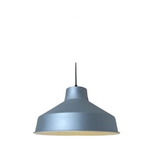 Rys Retro Metal Dekoratif Rustik Kafe Mutfak Aydınlatma Gri Tekli Sarkıt Avize Çap:30 Cm-rys6047 Beyaz