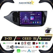 Kia Ceed 2012-2018 Model 2+32gb Android 13 Kablosuz Carplay Navi