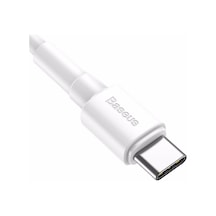Baseus Mini White Cable USB For Type-C 3A 1m White