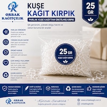 Kuşe Kâğıt Kırpık Dolgu 25 Gr Hediyelik Kutu, Paketleme Ve Dekorasyon