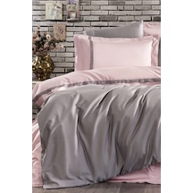 Nazik Home Elite Nevresim Takımı Pudra-Gri