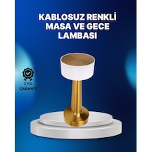 Hubrendy Kargo Kablosuz Dokunmatik Masa Lambası Şık Modern Metal Gövde, Usb Şarjlı 521774