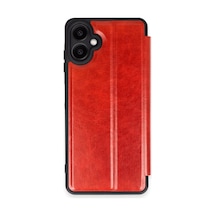 Samsung Galaxy A06 Kılıf Flip Cover - Kırmızı 0.2M-Çok Renkli