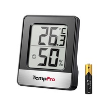 Thermopro Tp49b Mini Dijital İç Mekan Termometre Ve Nem Ölçer, Gülen Yüz İkonlu Oda Sensörü, Mı