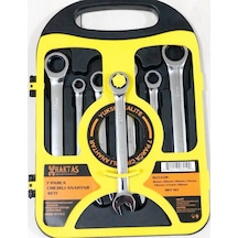 Cırcırlı Kombine Anahtar Seti 7 Li Düz Ve Cırcırlı 8-19 Mm N11.3700