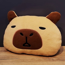 Peluş Capybara Yastık Bej