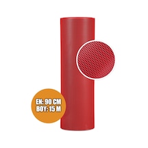 Kaydırmaz Bal Petek Paspas 90cmx15metre Kırmızı Pvc Z Mat Pas Pas İç Dış Mekan Yolluk Islak Zemin Halısı Kiremit