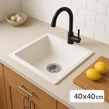 Bloom Platin 400 Granit Eviye 40 x 40 CM