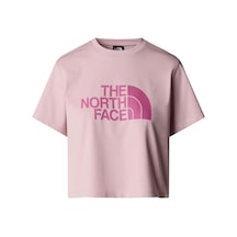 The North Face Kadın Ss Easy Relaxed Cropped Tişört Nf0a8a6ha1o1 Pembe