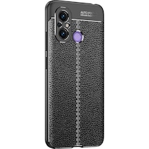 Mobilefix Redmi 12c Kılıf Niss Silikon Kapak - Siyah Siyah